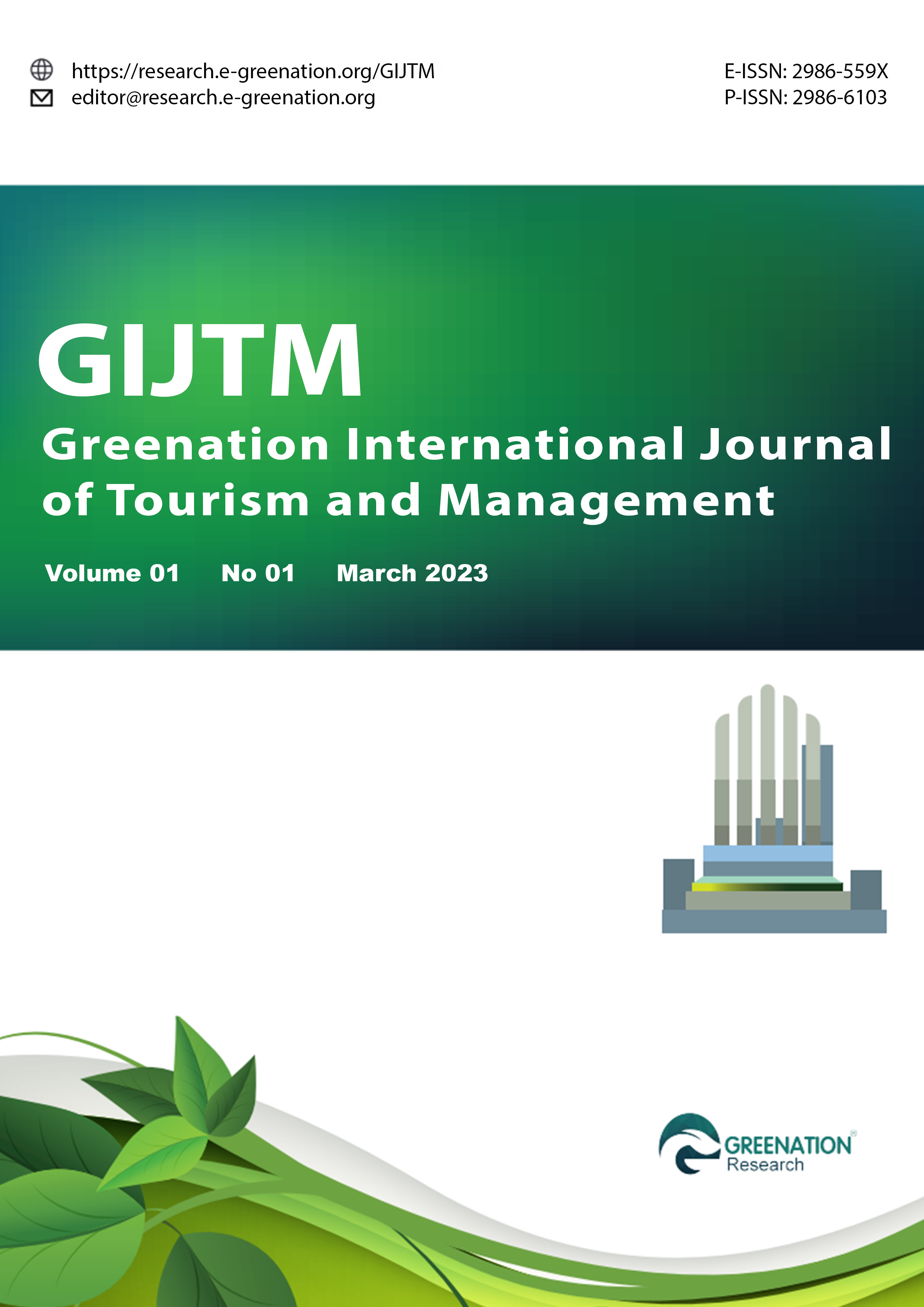 					View Vol. 1 No. 1 (2023): (GIJTM) Greenation International Journal of Tourism and Management (March - May 2023)
				